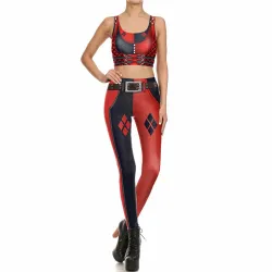 3D super hero damski kostium na halloweenKostiumy