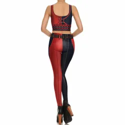3D super hero damski kostium na halloweenKostiumy