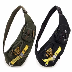 Wodoodporna nylonowa crossbody torba na ramię - plecakTorebki