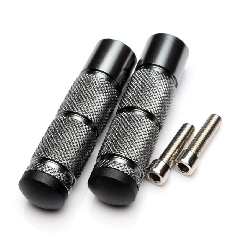 Universal motorcycle aluminum footrests 2 piecesFoot rests