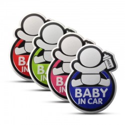 BABY IN CAR reflective 3D car sticker waterproofStickers