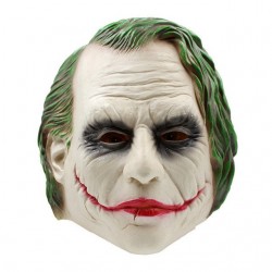 Joker cała głowa lateksowa maska na halloweenMaski