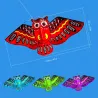 Colorful owl easy fly kite 110 * 50cmKites