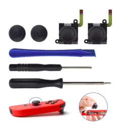 7 w 1 3D analogowy joystick thumb stick zamiennik dla Nintendo Switch Joy Con Controller moduł czujnikaSwitch