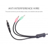 C13 LED gaming headset headphones with microphone & ledHeadsets