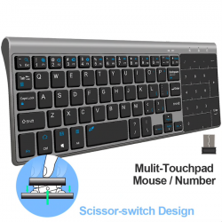 Wireless mini keyboard with touchpad - Air Mouse Android Box - Windows PCKeyboards