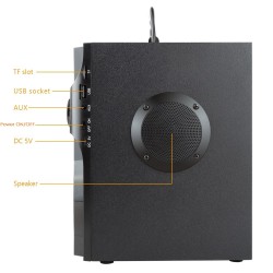 RS-A100 bezprzewodowy bluetooth głośnik z LCD wyświetlaczemBluetooth Głośniki