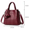 Damska skórzana torebka crossbody na ramięTorebki