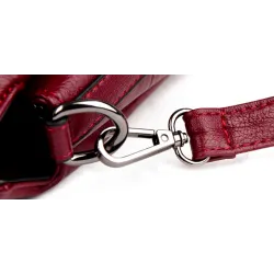 Damska skórzana torebka crossbody na ramięTorebki