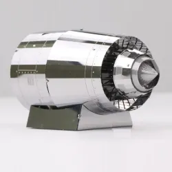 3D turbine engine metal puzzleMetal