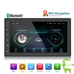 Android 9 - radio samochodowe DIN-2 - 7-calowy ekran dotykowy - GPS - Bluetooth - FM - WIFI - MP3 - MirrorlinkRadio