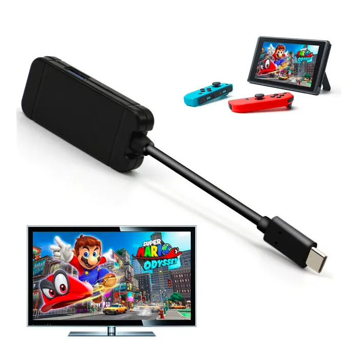 Nintendo Switch USB type C adapter charging dock USB 3.0 HD TV HDMI converter cable transferSwitch