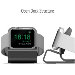 Metalowa stacja dokująca do ładowania - podstawa do zegarka Apple Watch 4/3/2/1 - uchwytAkcesoria