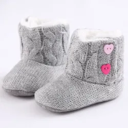 Newborn - baby warm knitted boots - shoesShoes