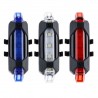 USB rechargeable bicycle safety warning rear lightLights