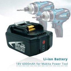 Akumulator bateria 18V 6.0 Ah z LED dla Makity - zamiennikElektronarzędzia