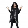Styl Gothic & Punk styl - długi sweter - luźna bluza z kapturem - bawełnianaPlus