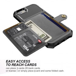 iPhone 6 6S Plus - 7 7Plus - 8 Plus - X - XS MAX - XS - XR - leather protection cover case with standCase & Protection