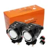 U7 reflektor motocyklowy Angel Eye LED z wyłącznikiem - lampa przeciwmgielna - chip CREE 3000LM - 2 sztukiŚwiatła
