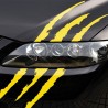 Claw marks - reflective car sticker - 40 * 12cmStickers