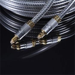 Toslink EMK - premium - digital optical audio cable - OD8.0mm Spdif gold connector - 1m - 2m - 3m - 5mCables