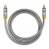 Toslink EMK - premium - digital optical audio cable - OD8.0mm Spdif gold connector - 1m - 2m - 3m - 5mCables