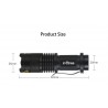 7W 2000L - tryb 3 - Q5 LED - lampa rowerowa - wodoodpornaŚwiatła
