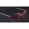 Cat eye - okulary przeciwsłoneczne bez oprawek - UV400Okulary Przeciwsłoneczne