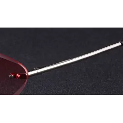 Cat eye - okulary przeciwsłoneczne bez oprawek - UV400Okulary Przeciwsłoneczne