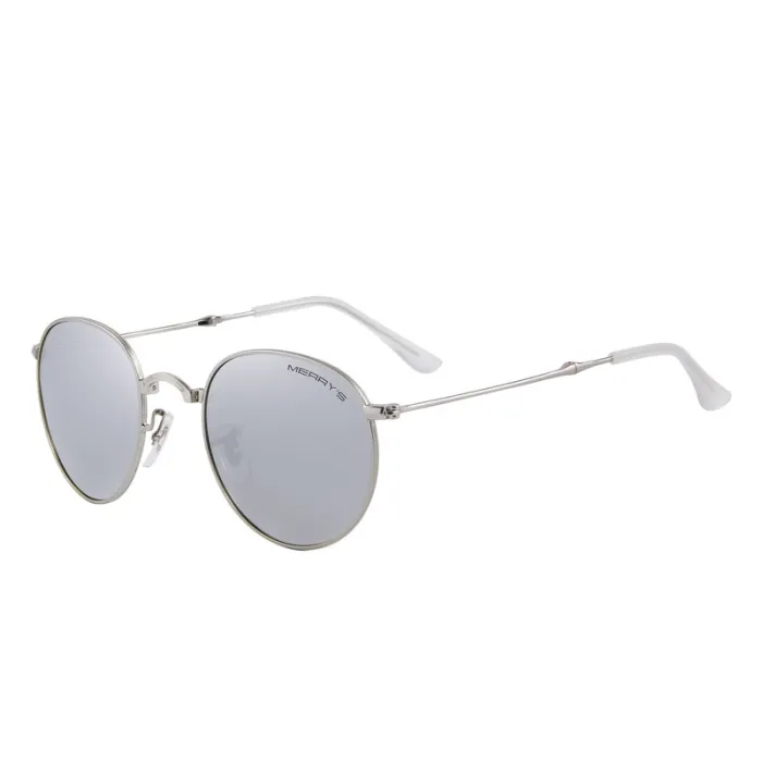 Retro - składane - owalne okulary przeciwsłoneczne - unisexOkulary Przeciwsłoneczne