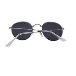 Retro - składane - owalne okulary przeciwsłoneczne - unisexOkulary Przeciwsłoneczne