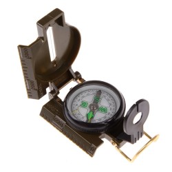Przenośny składany wojskowy kompas z zieloną soczewkąNarzędzia