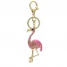 Crystal Flamingo - KeychainKeyrings