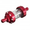 Uniwersalny 1/4" 6mm - motocyklowy szklany filtr paliwaMotocykl