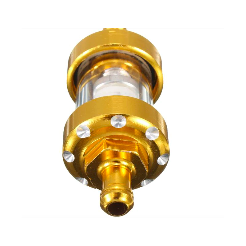 Uniwersalny 1/4" 6mm - motocyklowy szklany filtr paliwaMotocykl Uniwersalny 1/4" 6mm - motocyklowy szklany filtr paliwaMotocykl