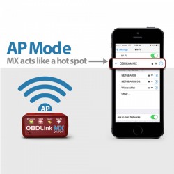 OBDLink MX Wi-Fi profesjonalne narzędzie do skanowania OBD2 dla systemu Windows i Android - diagnostyka danych samochodówDiag...
