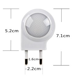 LED - mini światło ścienne z ładowarką USB - wtyczka EUKinkiety