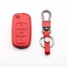 Skórzane etui na kluczyki do samochodu Volkswagen Polo B5, B6, Golf 4, 5, 6, Jetta, MK6, TiguanKluczyki