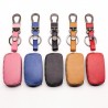 Car key leather cover for Volkswagen Polo B5, B6, Golf 4, 5, 6, Jetta, MK6, TiguanKeys