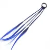 Elastic hair band with braided artificial hairWigs