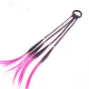 Elastic hair band with braided artificial hairWigs