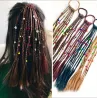 Kids handmade wig - elastic hair band with beadsWigs