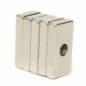 N35 silny magnes neodymowy prostopadłościan 20 * 10 * 4mm z 4mm otworem 5 sztN35