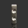 N35 strong neodymium magnet block 40 * 10 * 4mm - countersunk with 2 holes 2pcsN35
