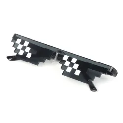 Mozaiczne okulary przeciwsłoneczne - unisexOkulary Przeciwsłoneczne