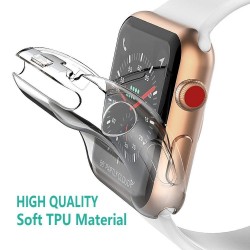 Ultra cienkie etui ochronne TPU HD dla zegarka Apple 1-2-3-4-5 - 38mm - 40mm - 42mm - 44mmAkcesoria