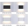 Modern 6W - 12W LED indoor - outdoor wall lamp waterproof IP65Wall lights