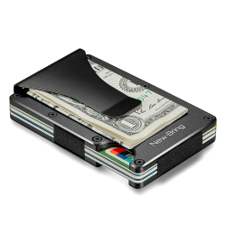 Mini uchwyt na karty kredytowe - metalowy portfelPortfele