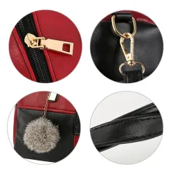 Mała torebka na ramię & crossbody z pomponemTorebki