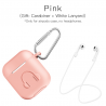 Soft silicone earphone case for Apple AirPods with hookEar- & Headphones